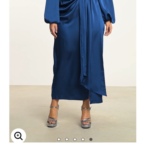 Eloquii Emerald Long Sleeve Dress - Picture 3 of 6